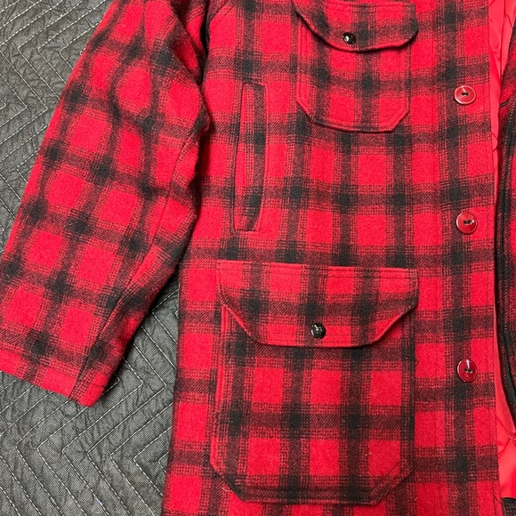 Vintage Men's Classic Woolrich Mackinaw Hunting Jacket Medium- Size 42-M/L - Picture 3 of 11